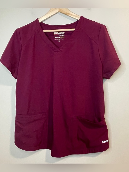 Grey's Anatomy Tops - Grey's Anatomy by Barco Evolve STRETCH Rhythm Women's 2-Pocket V-Neck Scrub Top